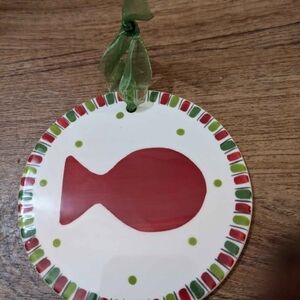 M. Bagwell Ceramic Fish Ornament